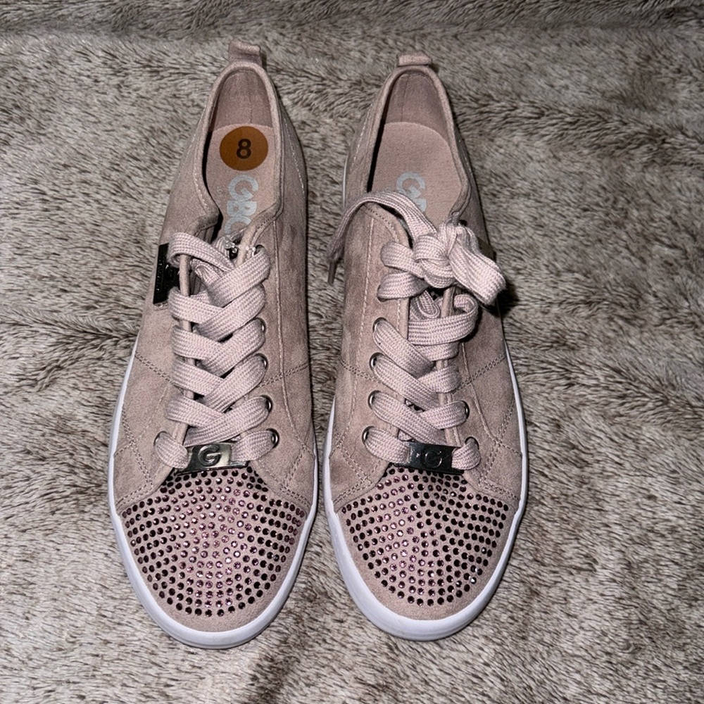 GUESS "GG MATRIX2” GLITTER TENIS SHOES